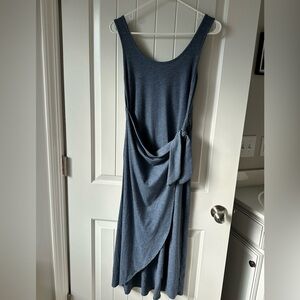 Maternity Knit Midi Wrap Dress